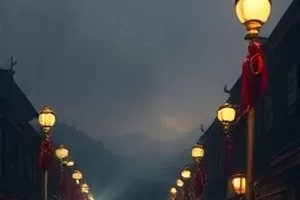 《回声长廊》封面，空旷走廊尽头的门