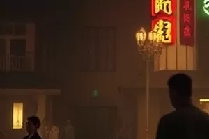 《双生渡》封面，河面上一艘并行的渡船